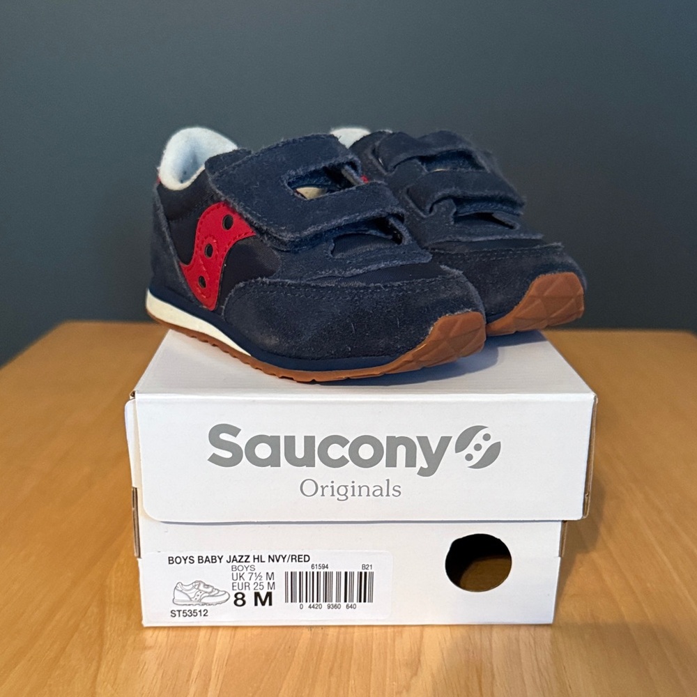 Saucony Kids' Sneakers in Navy and Red